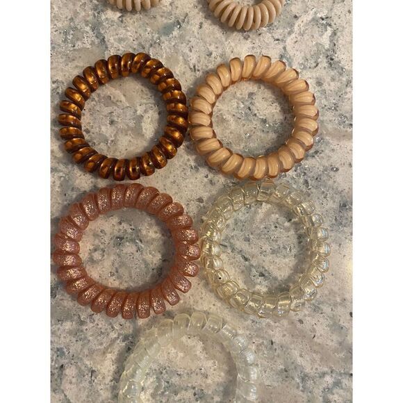 Target 10 Scrunci Plastic Multi Sizes Hair Pony Tail Holder - Picture 2 of 8